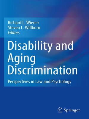cover image of Disability and Aging Discrimination